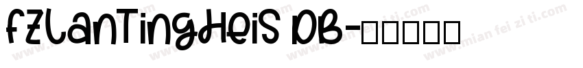 FZLanTingHeiS DB字体转换